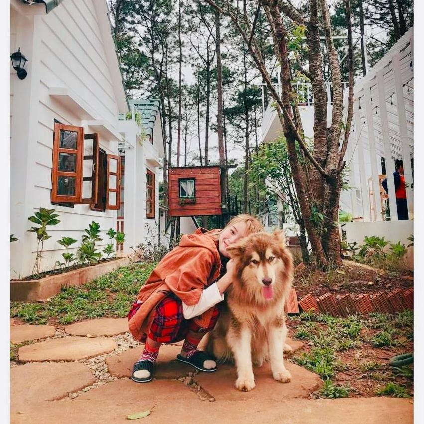Nang Homestay Mang Den Kon Tum Exteriör bild